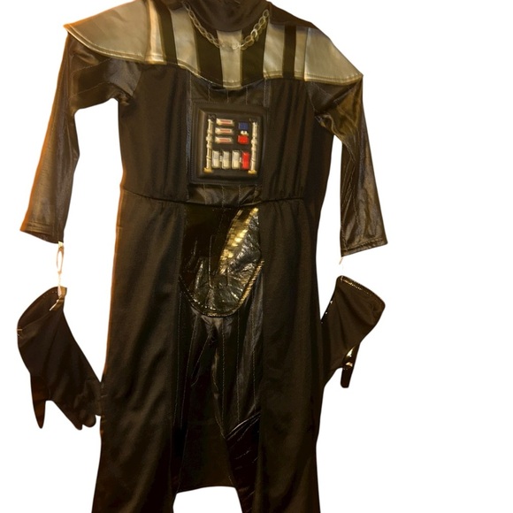 Disney store kids star wars Darth Vader costume size 4 toddler kids with mask - Picture 4 of 6